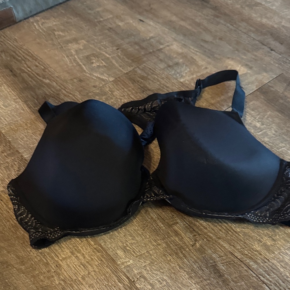 Paramour Black Lace Trim Bra
